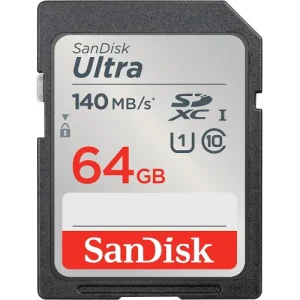 Sand Disk Ultra 64GB 140Mbps SDXC UHS-I Memory Card