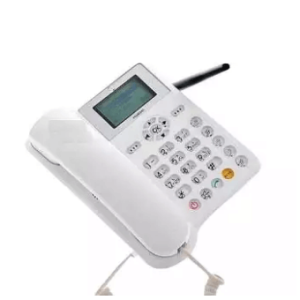 GSM Sim Supported TelePhone White