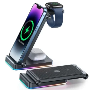 JOYROOM JR-WQN01 15W 3 in 1 Foldable Wireless Charger