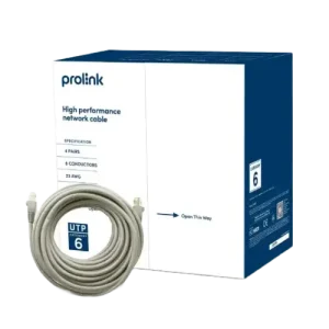 PROLiNK CAT6 UTP Cable 23AWG Gray For Full Box Sales