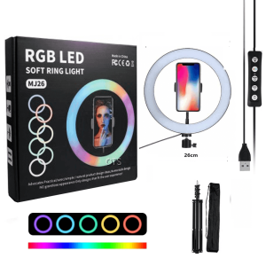RGB LED Soft Ring light MJ26